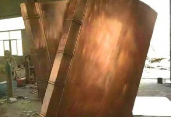 白云鑄銅書籍供應，街景小品，銅書籍雕塑廠家優價