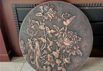 美蘭鍛銅浮雕廠家，露天雕塑，鑄銅福字浮雕訂做