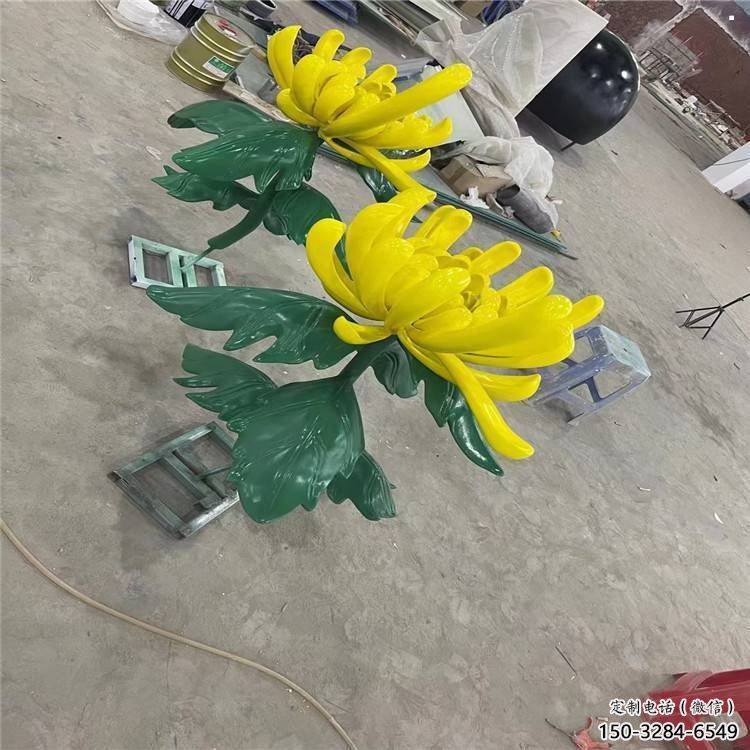 黃岡景區(qū)菊花雕塑優(yōu)選，圓雕體系，城市菊花雕塑選定