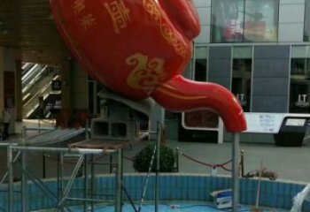 大興安嶺鐵藝水景天壺雕塑，噴泉雕塑，抽象天壺雕塑制作