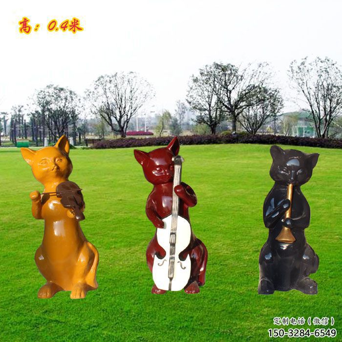 衡陽風景區機器貓雕塑