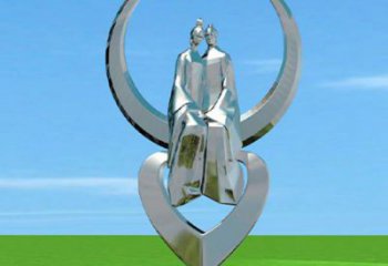 邵陽創(chuàng)意牛郎織女雕塑