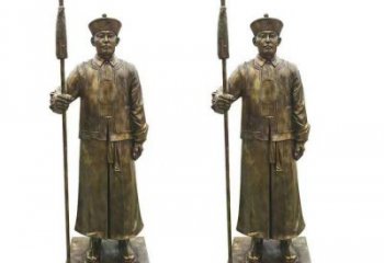 彭陽庭院武士雕塑