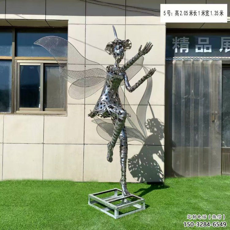 延安現(xiàn)代鏤空舞者雕塑承接，歐式風(fēng)格，鐵藝跳舞雕塑精選