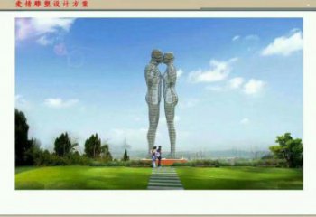 新城鏤空人物雕塑承接，陸地?cái)[件，鐵藝字母人物雕塑制造商