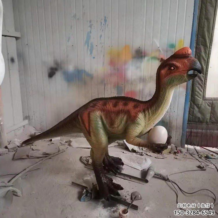 舟山抽象恐龍雕塑制造，動物雕塑，玻璃鋼恐龍雕塑展品