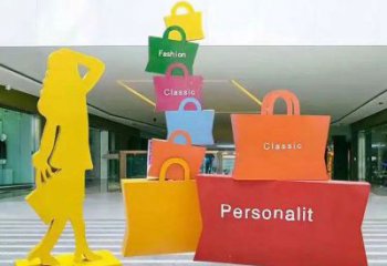 北碚購物人雕塑選定，景觀雕塑，不銹鋼購物人雕塑生產(chǎn)商