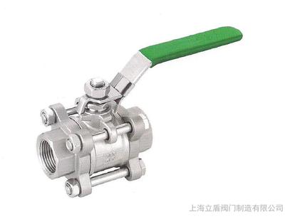 球閥、不銹鋼球閥、三片式內螺紋/承插球閥、廠家直銷圖片_高清圖_細節圖-上海立盾閥門制造 -